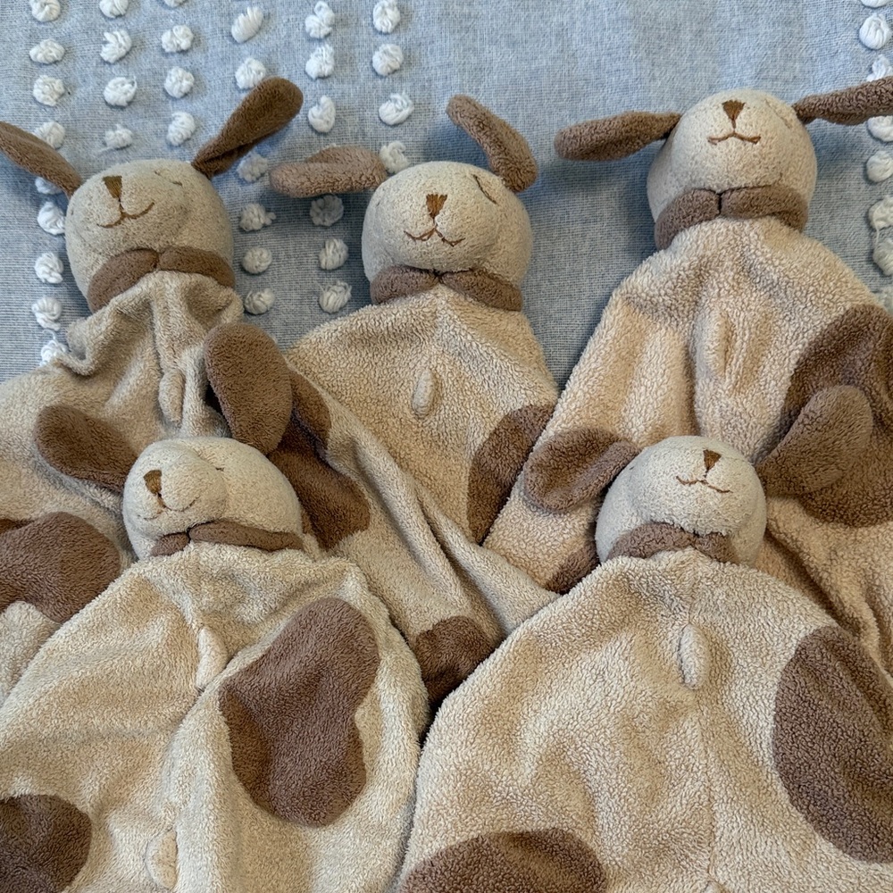 Angel Dear Tan and Light Brown Stuffed Animal Puppy Lovey. RARE 🐾